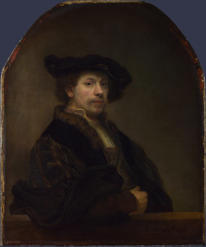  伦勃朗·梵·莱茵 Rembrandt van Rijn——  自画像4